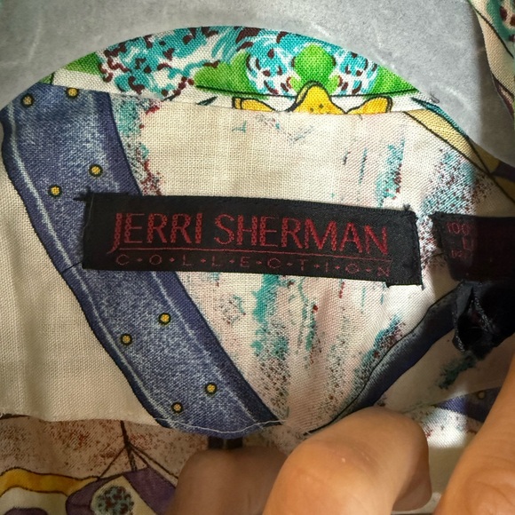 Vintage Jerri Sherman 100% Linen Nautical jacket • Women’s size 6 - Picture 3 of 11